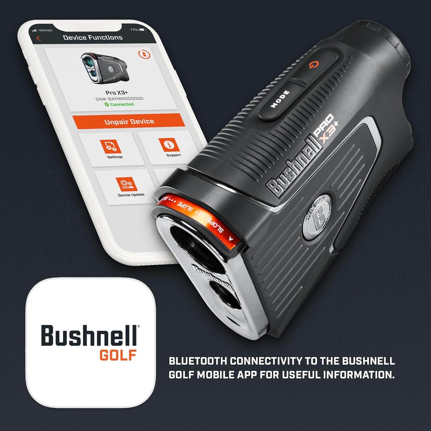 Bushnell Pro X3+ Golf Rangefinder with Wind Speed and Direction,1300 Yard Range,7X Magnification, Pin Locking with Visual Jolt - Image 15