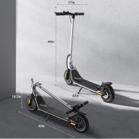 iScooter Electric Scooter for Adults & Teens, 500/650 Peak Power, Up to 15/18/25 Miles Range, 19/22/25 MPH Top Speed, Cruise Control, Dual Braking System, Foldable E-Scooter for Commuting & Campus Use - Image 8