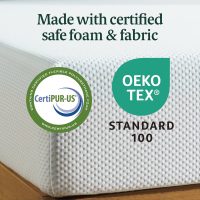 ZINUS 10 Inch Green Tea Cooling Memory Foam Mattress [New Version], Twin, Fiberglass Free, Medium Firmness, Cooling Gel Foam, Certified Safe Foams & Fabric, Mattress in A Box - Image 3