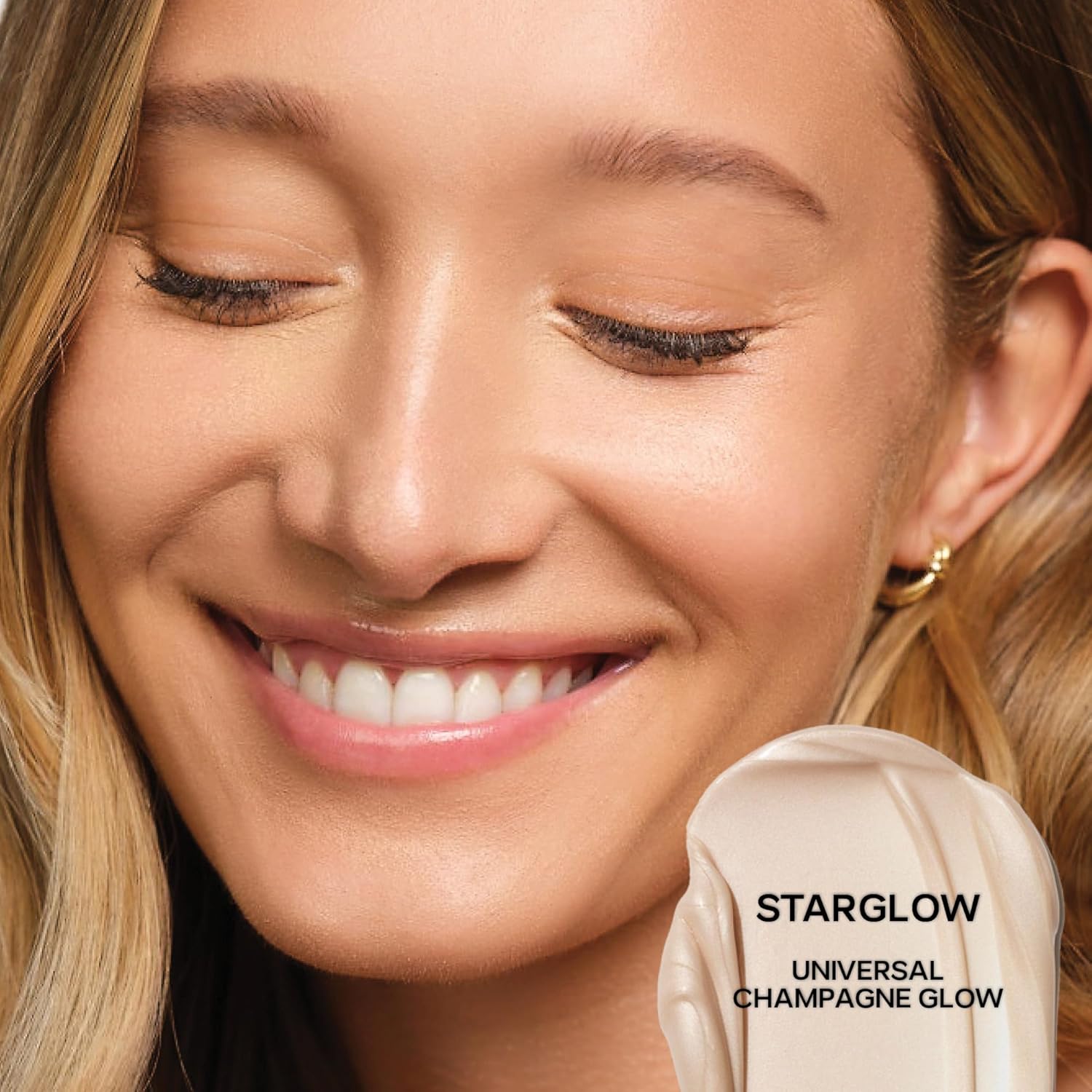 Saie Mini Glowy Super Gel - Hydrating Makeup Primer and Illuminating Glow Serum Enriched with Vitamin C and Squalane Oil - All-Over Liquid Highlighter Makeup for Instant Glass Skin - Starglow (0.5 oz) - Image 2