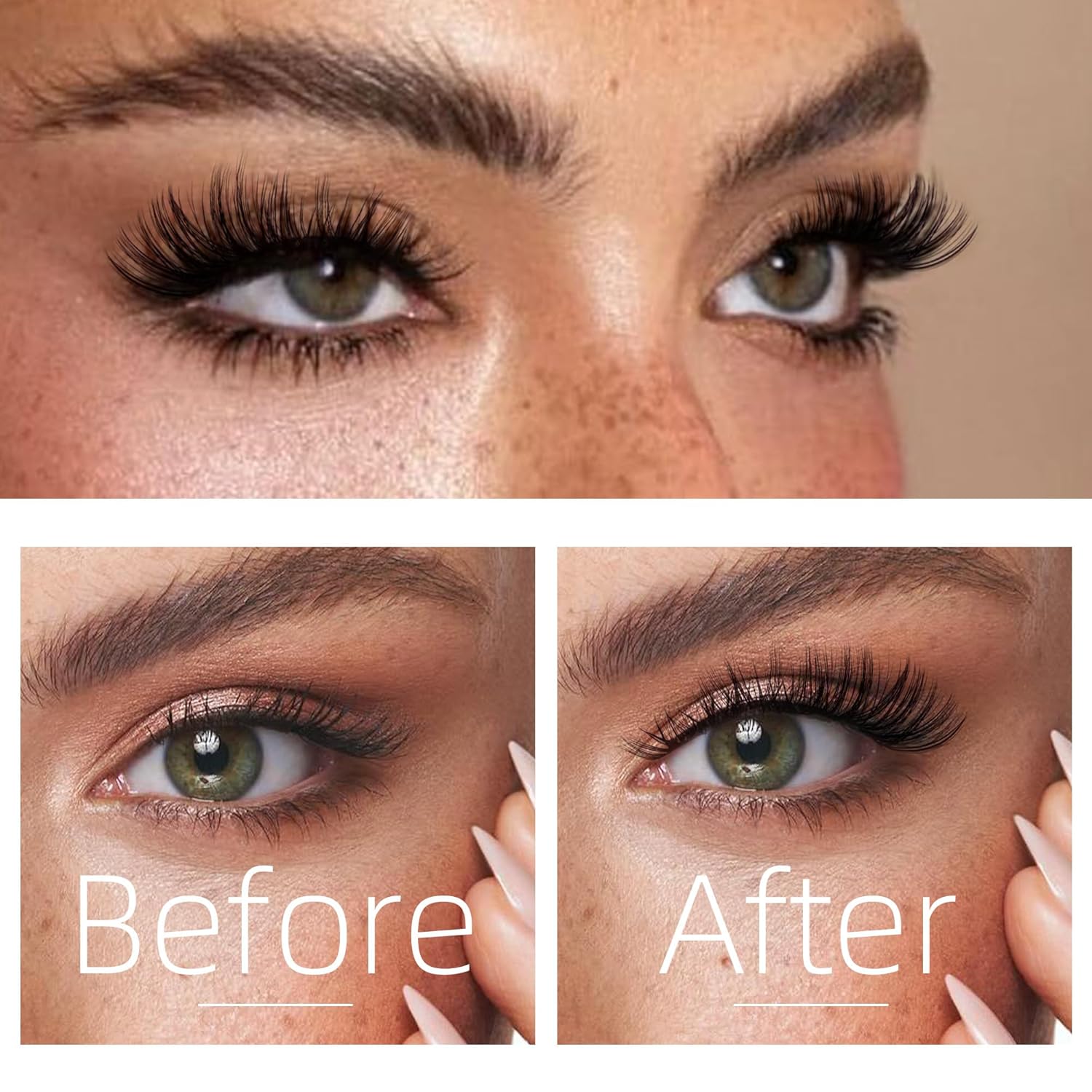 Short Lash Clusters Wispy C Curl Eyelash Clusters 10-12MM Individual Eyelashes Natural Cluster Eyelash Extensions Natural Looking Cluster Lashes by Geeneiya(154PCS, C Curl, 10-12mm) - Image 4