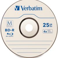 Verbatim M DISC BD-R 25GB 4X with Branded Surface Blank Blu-Ray Recordable Media – 25pk Spindle,Blue - Image 2