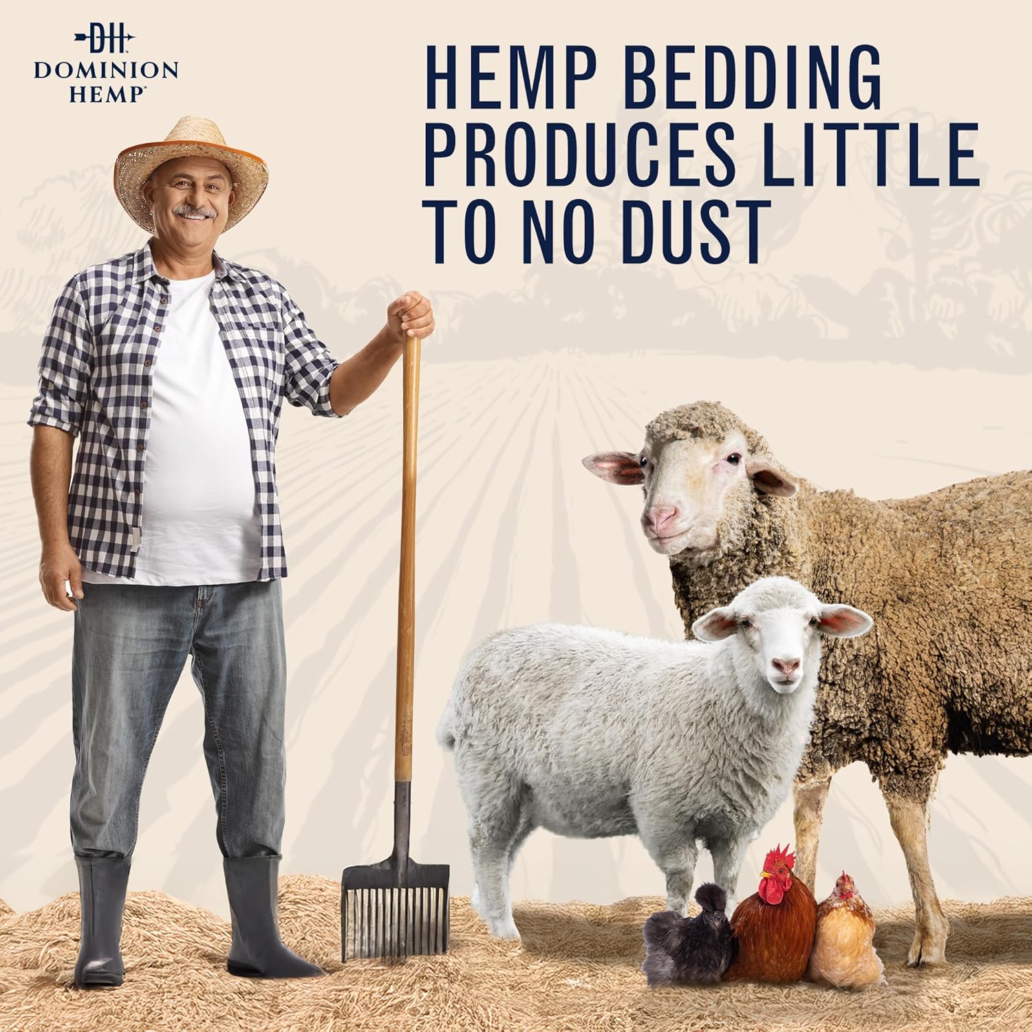 Premium Hemp Bedding for Chicken Coops in Bulk 285 Liters - USA-Grown & Processed - Ideal Nesting Material for Newly Hatched Chicks - Brooder Cover - Suitable for Pet Bedding, 1-Pack - Image 4