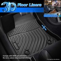 Floor Mats for Volkswagen Tiguan 2018-2023 2024 (Only for 5 Seater) All Weather Cargo Liner for Tiguan Accessories TPE Car Floor Mats Carpet Protection - Image 2
