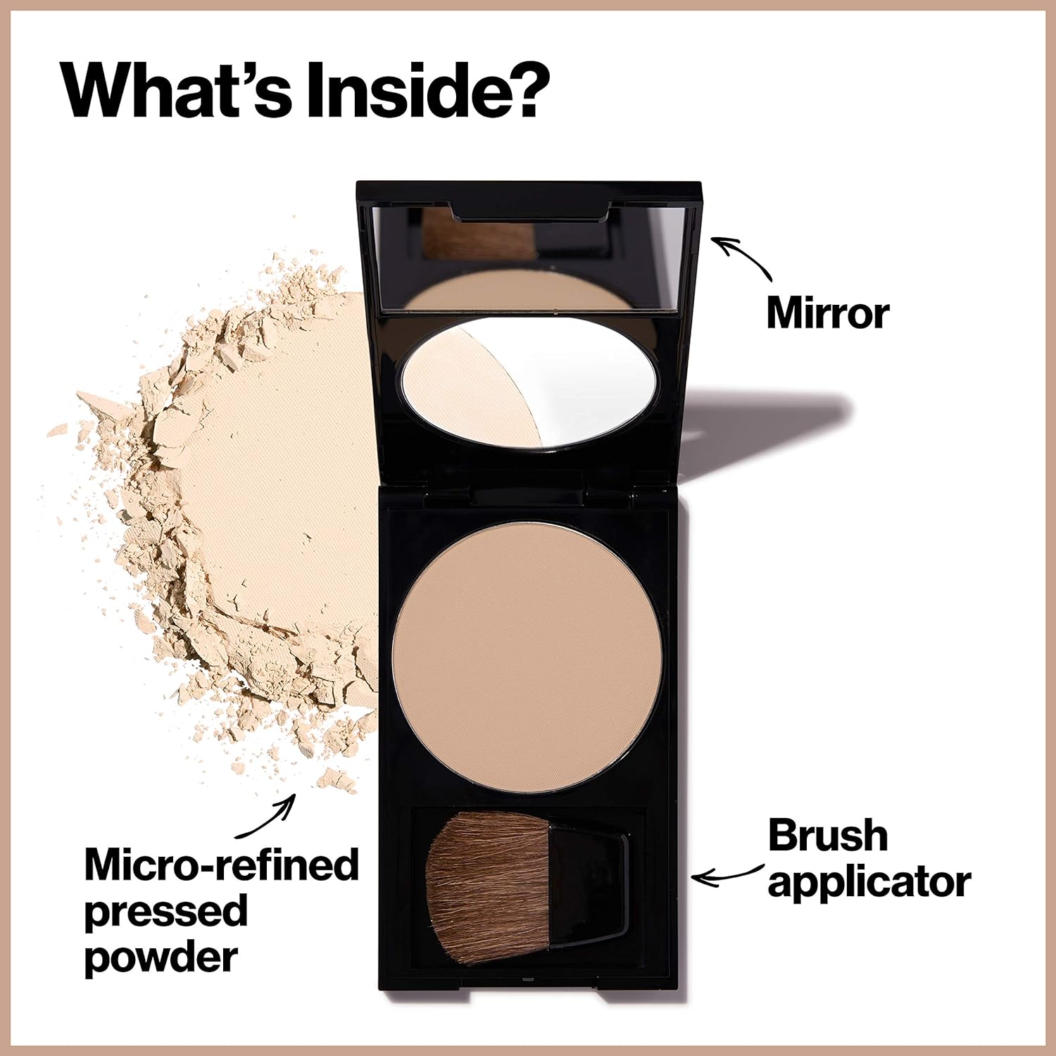 Revlon PhotoReady Blurring Face Powder Makeup, Longwear, Light-Medium Coverage with Flawless Finish, Shine & Oil-Free, 020 Light Medium, 0.25 oz - Image 3