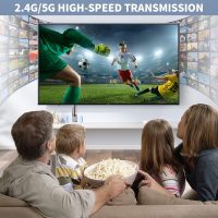 Wireless HDMI Display Dongle Adapter 4K, Wireless Receiver, Streaming Media Video/Audio/File HDMI Wireless Extender from Laptop, PC, Smartphone to HDTV Projector Monitor - Image 4