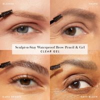 LAURA GELLER NEW YORK Sculpt-n-Stay Waterproof Brow Pencil & Gel- Taupe - Image 5