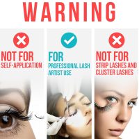 Sensitive Eyelash Extension Glue Stacy Lash 0.17fl.oz/5ml / 5-6 Sec Drying time/Retention – 4-5 Weeks/Black Adhesive/Professional Supplies - Image 2
