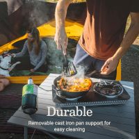 Coleman PEAK1 2-Burner Portable Camping Stove, Premium 20,000 BTUs Gas Stove with Adjustable Burners & Carry Case, Great for Camping, Tailgating, Grilling, BBQ, & More - Image 6