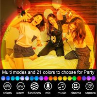 Sunset Lamp Projector with APP Control - 21 Color Changing LED Sunset Light, 180° Adjustable for Photography, Bedroom Decor, Party, Wedding, Mood Lighting - Image 7