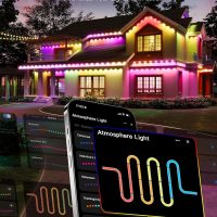 addlon 200FT Permanent Outdoor Lights, Smart RGB LED Lights for House & Outdoor Decor, App & Remote Control, DIY Scene Mode, IP67 Waterproof for Christmas, Holiday, Party, Halloween Decorations - Image 6