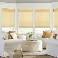 LazBlinds No Tools No Drill Cordless Bamboo Roman Shades, Custom Light Filtering Window Treatment, Roll Up Bamboo Blinds for Windows, Ceylon Natural - Image 5