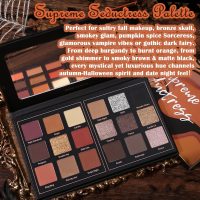 Prism Makeup Matte Eyeshadow Palette Pro 18 Colors Pigmented Shimmer Glitter Eye Shadow Palette, Long Lasting Waterproof Smokey Powder Cosmetics Halloween Makeup Kit (01# Seductress) - Image 6