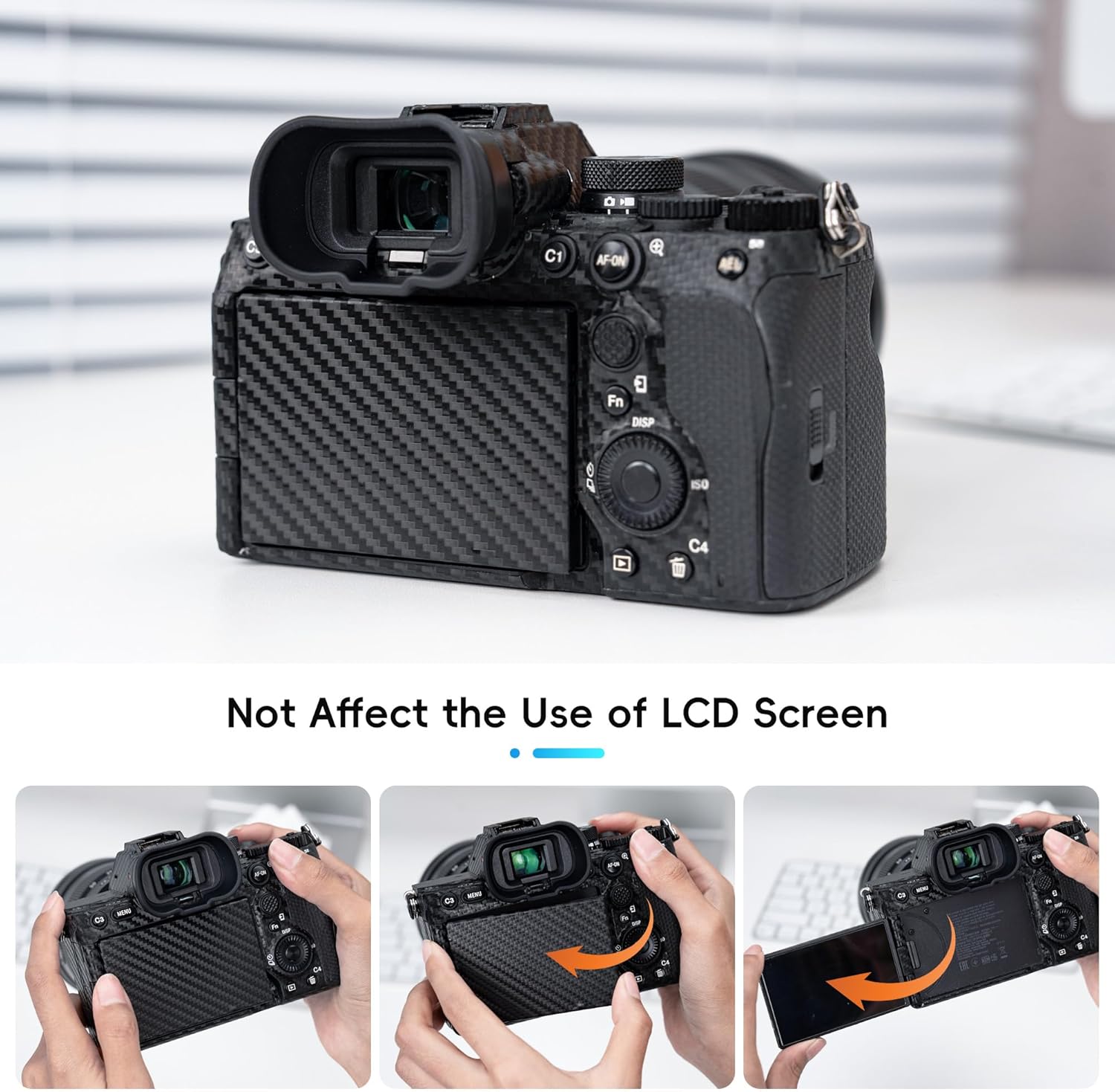 Soft Silicon Camera Viewfinder Eyecup Eye Cup Eyepiece Replacement for Sony Alpha A1II A7R V A7RV A7R5 A7 IV A7M4 A7IV A9III A1 II A7S III A7SIII A7S3 ILCE-7SM3 EVF Eyeshade Replaces Sony FDA-EP19 - Image 3