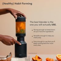 The Beast Mini Blender Plus | Mini Countertop Kitchen Blender | Blend Smoothies and Shakes, Dressings, Sauces, Dips | Extra Vessels, Straw Cap and Straws Included | 600W (Terra) - Image 4