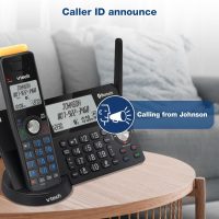 VTech IS8128-31 Super Long Range 3-Handset DECT 6.0 Cordless Phone for Home with Answering Machine, 2300 ft Range, Call Blocking, Bluetooth Connect to Cell, Intercom - Image 7
