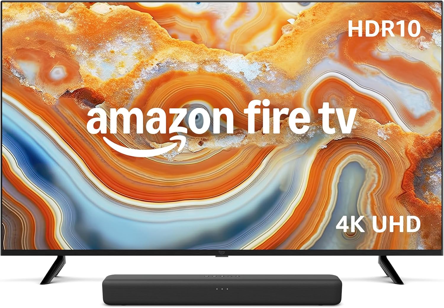 Amazon Fire TV 50" 4-Series, 2024 release, with Fire TV Soundbar - Image 2