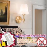 Battery Operated Wall Sconces Set of Two, Wireless Battery Wall Light with 10000mAh RGB Dimmable Magnetic Bulb, Rechargeable Wall Sconce with Remote for Bedroom, No Electrician Required - Image 2
