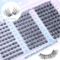 Lash Clusters Wispy Eyelash Clusters Natural CC-Curly Cluster Lashes zanlufly Wispy Individual Lashes 180Pcs Eyelash Extension 10 12 14MM DIY Lash Extension - Image 6