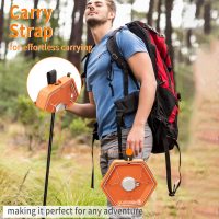 1-Burner Propane Stove Portable Camping Stove with Carry Strap, Backpacking Camp Stove for Outdoor Cooking, Flick-Style Ignition, Temperature Control, 8600 BTUs of Power for Camping BBQ& More - Image 6