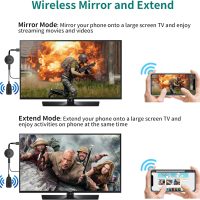 4K Wireless HDMI Display Dongle Adapter 1080P, WiFi Casting Movies, Shows Receiver for i-Phone, i-Pad, Android, Tablet, Laptop, Window to HDTV/Monitor/Projector, Compatible Miracast, Air Play, DLNA - Image 5