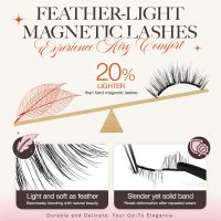 LASHVIEW Upgrade Magnetic Eyelashes with Applicator Reusable Soft Magnetic Eyelashes Natural Look No Glue Needed Lashes Kit Easy to Wear and Remove(A02) - Image 3
