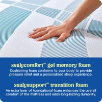 Sealy Dreamlife 12” Foam Mattress-in-a-Box, King, SealyComfort Gel Memory Foam, SealySupport Transition Foam, Surface-Guard Technology - Image 4