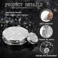 TOMALL Bling Center Console Multimedia Knob Button Cover Compatible with Cadillac CT5 CT6 XT4 XT5 XT6 Crystal Media Button Cover Trim Bling Interior Modification Trims for Car Accessories - Image 4