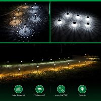 Super Bright Solar Lights, Waterproof 10 Pack, Dusk to Dawn Up to 12 Hrs Solar Powered Outdoor Pathway Garden Lights Auto On/Off, LED Landscape Lighting Decorative for Walkway Patio Yard - Image 4