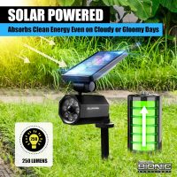 Bell+Howell Bionic Spotlight Motion Solar Spot Lights Outdoor Waterproof, Landscape Light, Outdoor Solar Yard Lighting Weather Resistant, Super Bright LED Lights, for Garden, Lawn As Seen On TV - Image 2