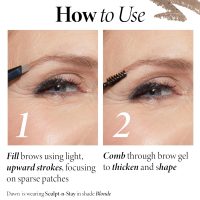 LAURA GELLER NEW YORK Sculpt-n-Stay Waterproof Brow Pencil & Gel- Taupe - Image 6