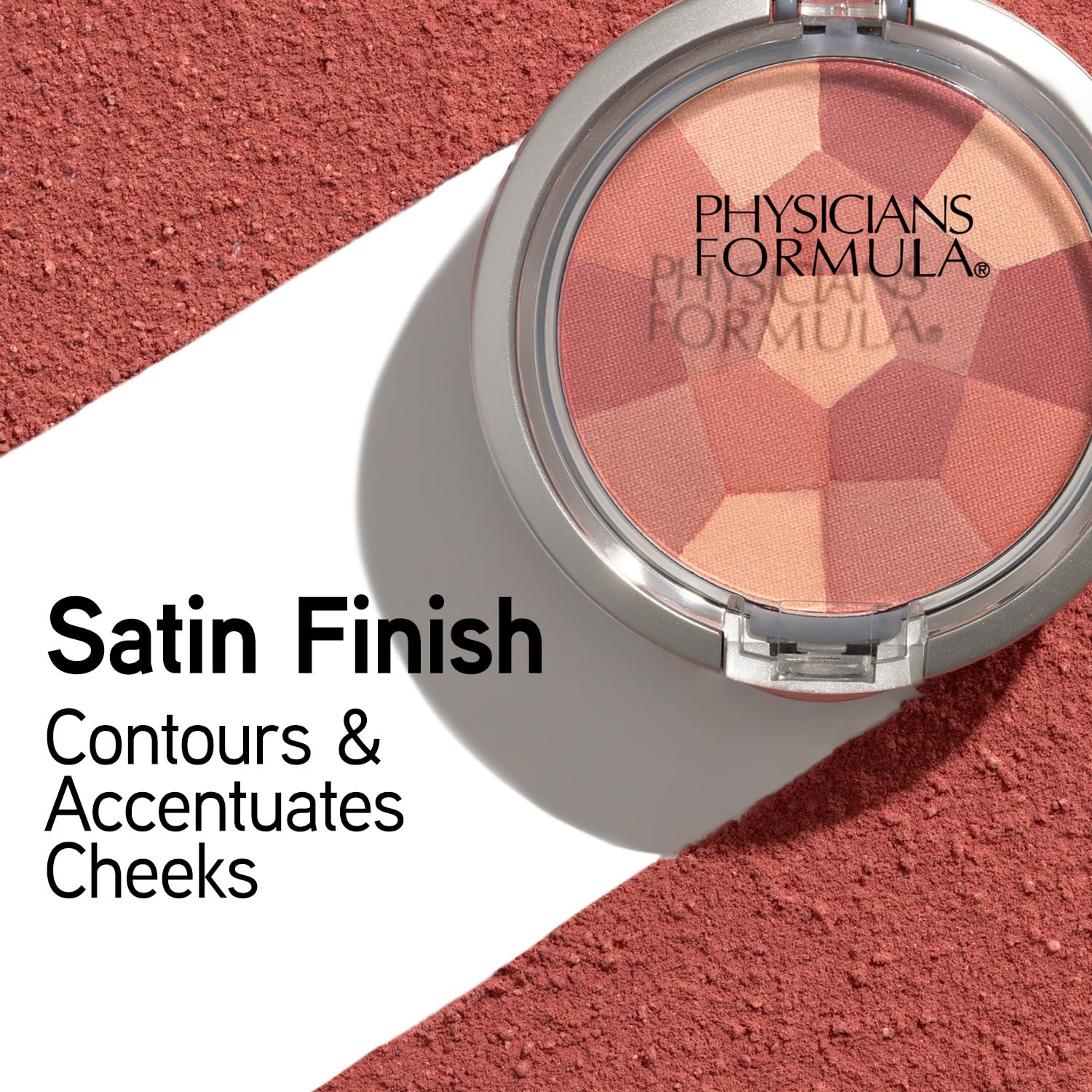 Physicians Formula Powder Palette Multi-Colored Blush, Silky Smooth Formula, Hypoallergenic, Blends Easily Without Irritation – Blushing Rose - Image 2