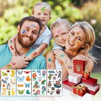 Tattoos for Kids, 300+ Mixed Styles Temporary Tattoos Stickers Set for Girls and Boys, Space Dinosaur Animals Butterfly Tattoos for Kids Birthday Party Supplies - Image 4