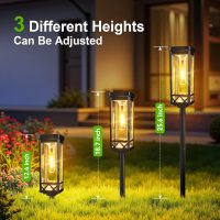 KOOPER Taller Solar Pathway Lights Outdoor, 8 Pack Upgraded Brighter Solar Garden Lights Solar Powered, Up To 15 Hours Outdoor Solar Lights for Yard Landscape Lighting Path Walkway Driveway Sidewalk - Image 5
