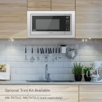 Panasonic NN-SN76LS 1.6 cu.ft Cyclonic Inverter Countertop Microwave Oven 1250Watt Power with Genius Sensor Cooking, 19.44"D x 21.88"W x 11.94"H, Stainless Steel - Image 6