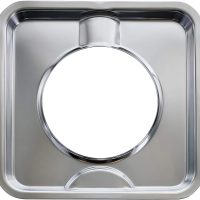 KITCHEN BASICS 101 Made in the USA SGP-400 4 Pack Chrome Square Gas Range Drip Pan Directly Replaces 786333, AP6011553, PS11744751, WP786333 - Image 5