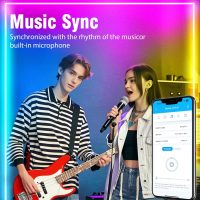 VOLIVO 100ft Led Strip Lights for Bedroom, Color Changing Led Light Strips Kit with 24 Keys IR Remote and Smart App Control, RGB Music Sync Lighting for Room, Home Decor - Image 5
