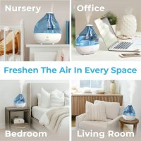 Pure Enrichment MistAire Ultrasonic Cool Mist Humidifier - Quiet Air Humidifier for Bedroom, Nursery, Office, & Indoor Plants - Lasts Up To 25 Hours - Image 5