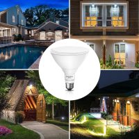 Par38 led Flood Lights Outdoor Light Bulb 2 Pack,Dimmable 5000K Daylight 1800LM,20W Replace up to 200W,Outdoor Flood Light Bulbs for Backyard,Garage,Porch,Garden - Image 7