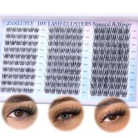 Lash Clusters Wispy Eyelash Clusters Natural CC-Curly Cluster Lashes zanlufly Wispy Individual Lashes 180Pcs Eyelash Extension 10 12 14MM DIY Lash Extension - Image 8