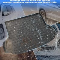 Cargo Liner for Honda HR-V 2023 2024 2025 HRV Hybrid Accessories TPE Cargo Mat All Weather HRV Rear Cargo Trunk Mat Waterproof Black - Image 2