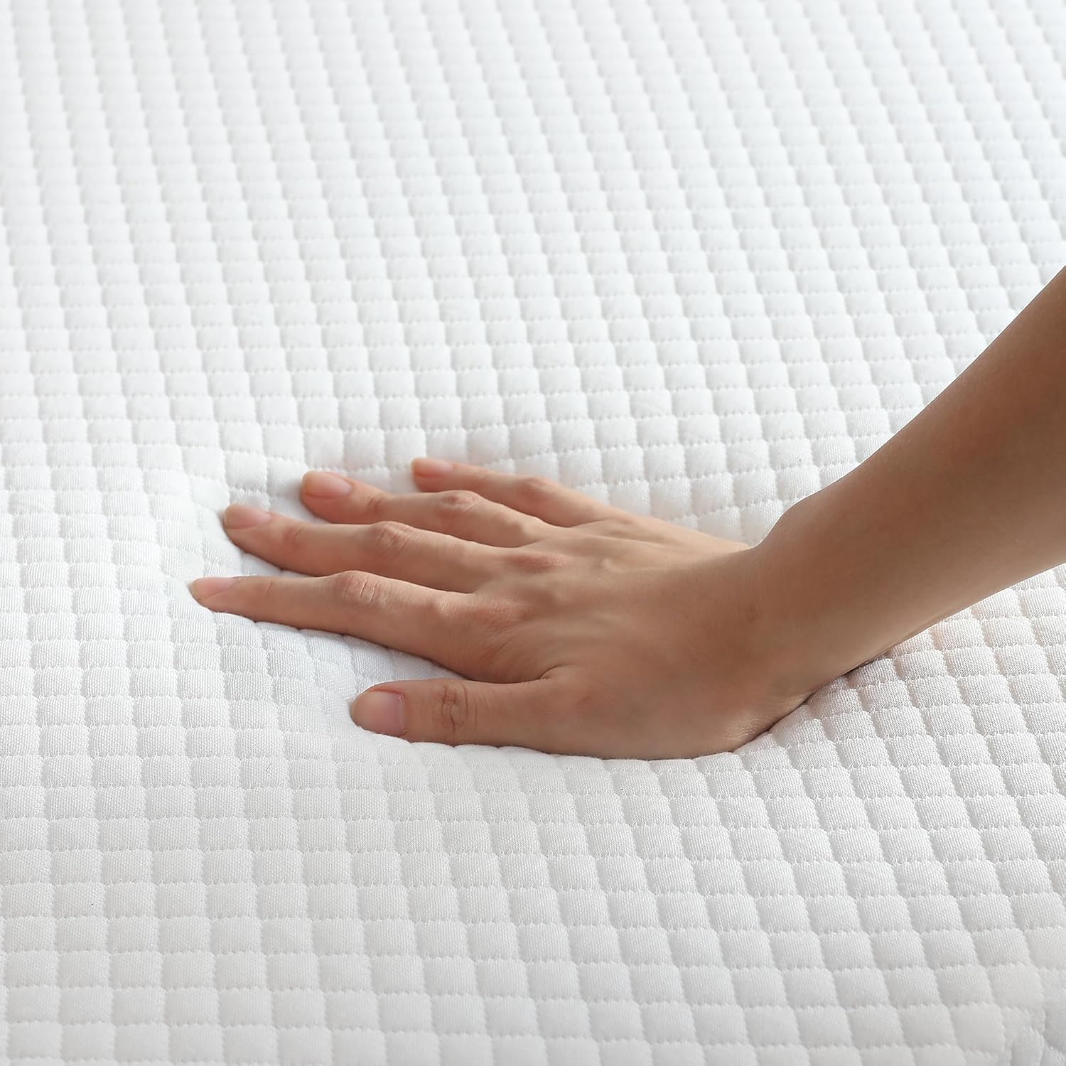 Furinno Tidur Cooling Gel Memory Foam Mattress, 10 Inch, Twin, White - Image 9