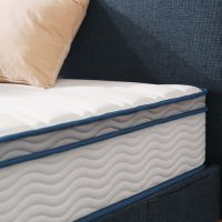 ZINUS 8 Inch Spring Sensation Hybrid Mattress [New Version], Queen, Fiberglass Free, Medium Firmness, Durable Support, Certified Safe Foams & Fabric, Mattress in A Box - Image 5