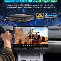 Car TV Mate Max HDMI Adapter 3-in-1 Multimedia Converter for TV Stick Streaming Box DVD Player Game Console Plug & Play Wireless CarPlay & Android Auto for iPhone Smartphones - Image 4