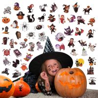 156 PCS Halloween Temporary Tattoos for Kids in 52 Unique Designs - 2 Inch Bulk Halloween Assorted Waterproof Fake Pumpkin Temp Tattoo Sticker for Boys Girls Goody Bag Stuffers Prizes Party Favors - Image 2
