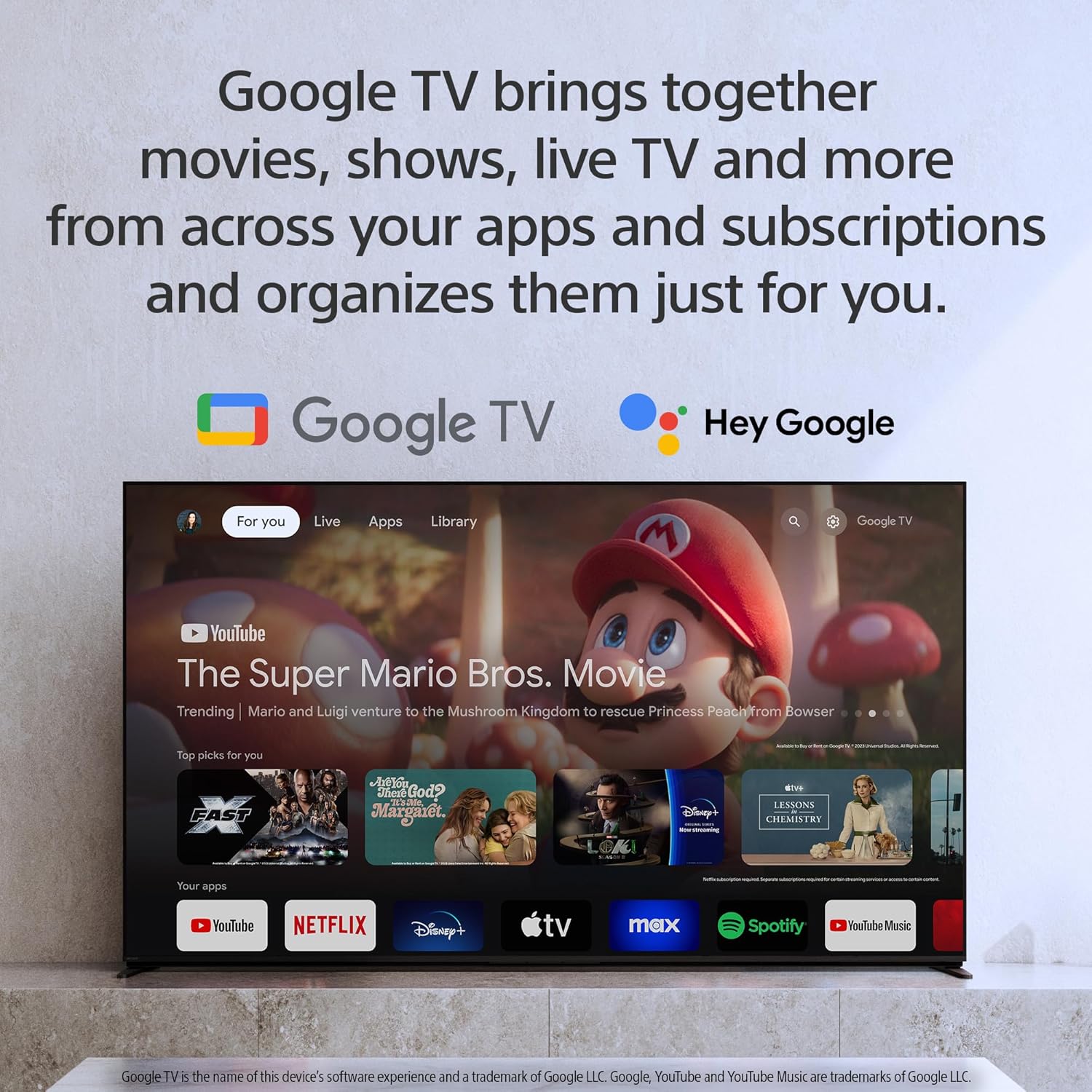 Sony 65 Inch Mini LED QLED 4K Ultra HD TV BRAVIA 7 Smart Google TV with Dolby Vision HDR and Exclusive Features for PlayStation®5 (K-65XR70) - Image 8