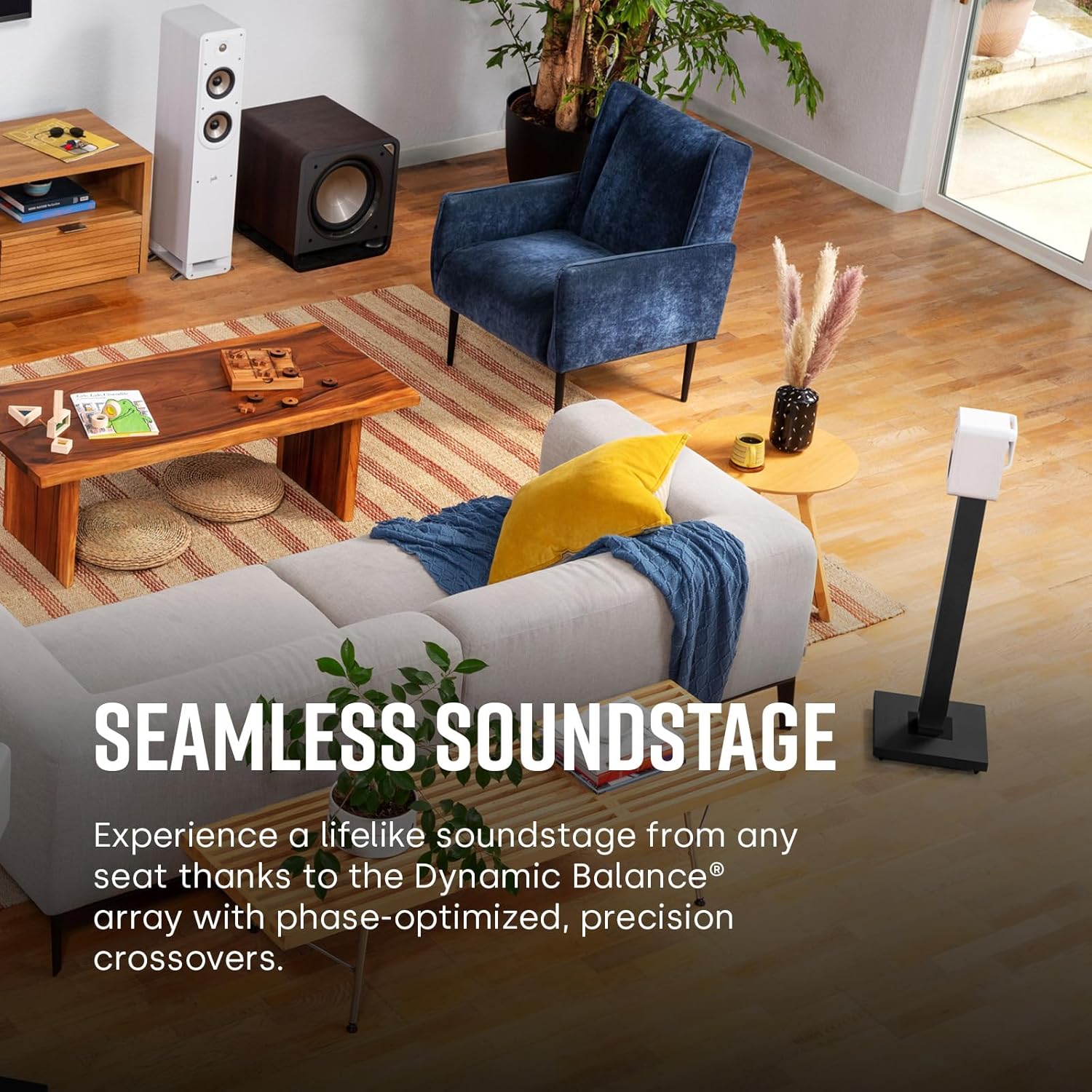 Polk Signature Elite ES10 Surround Loudspeaker - Hi-Res Audio Certified, Dolby Atmos & DTS:X Compatible, 1" Tweeter & 4" Woofer, Power Port Technology for Effortless Bass (Pair, Contemporary Walnut) - Image 3