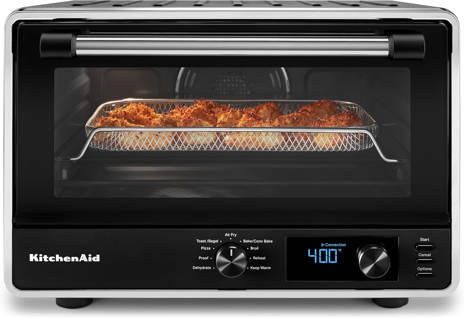 KitchenAid Digital Countertop Oven with Air Fry & Pizza Stone, KCO128BM, Black Matte - Image 3
