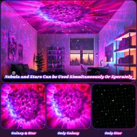 Galaxy Projector, Star Projector Galaxy Light, Night Light with Timer and Remote, for Bedroom, Home Decor, Christmas, Birthday - Image 4