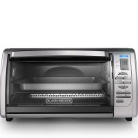 Black+Decker Countertop Convection Toaster Oven, 8 One-touch Cooking Functions, Stainless Steel - Image 8
